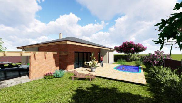 projekt bungalovu