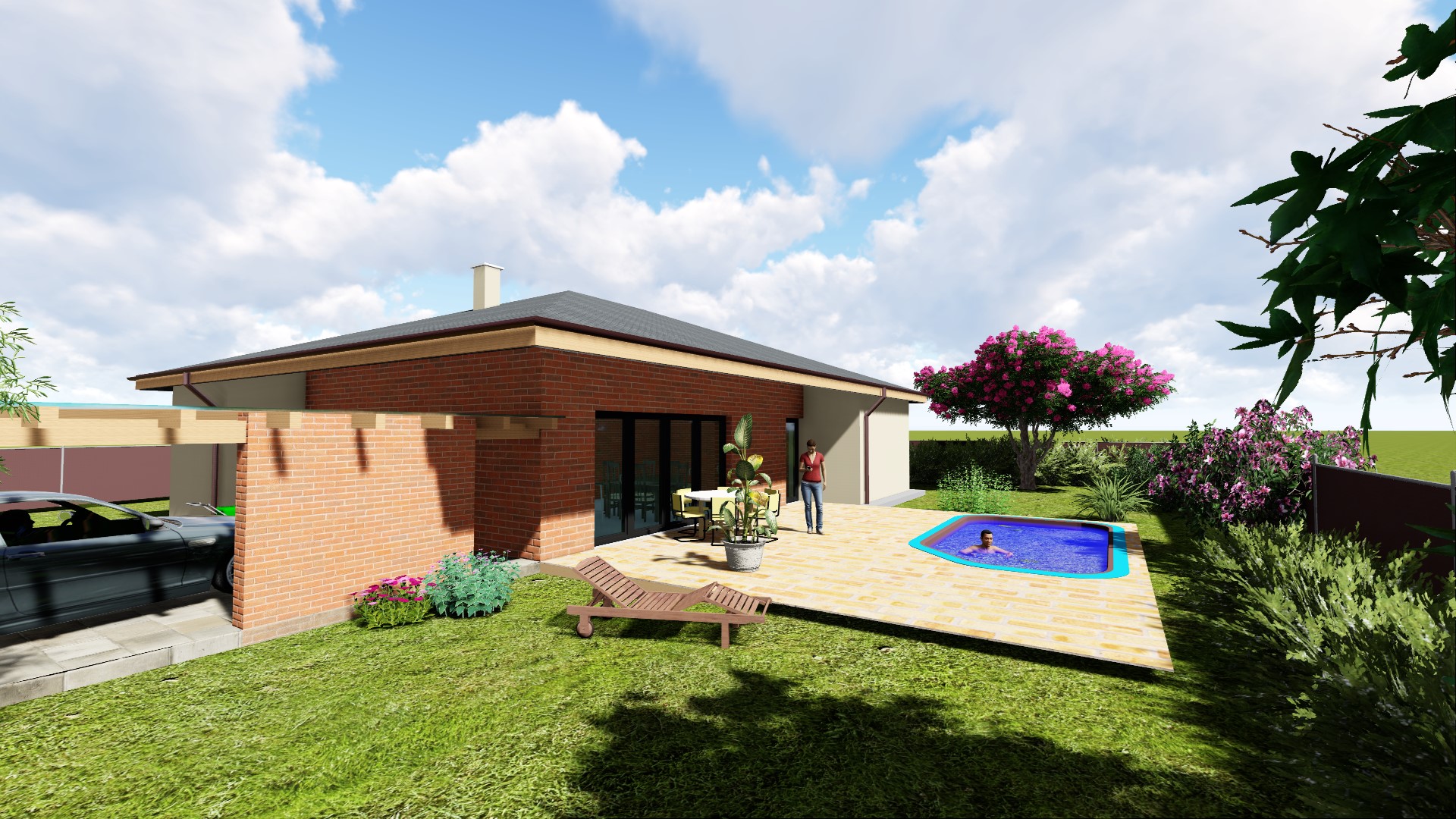 projekt bungalovu