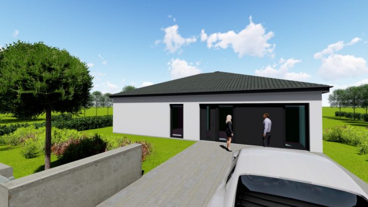 projekt bungalovu 4+1 hotový projekt