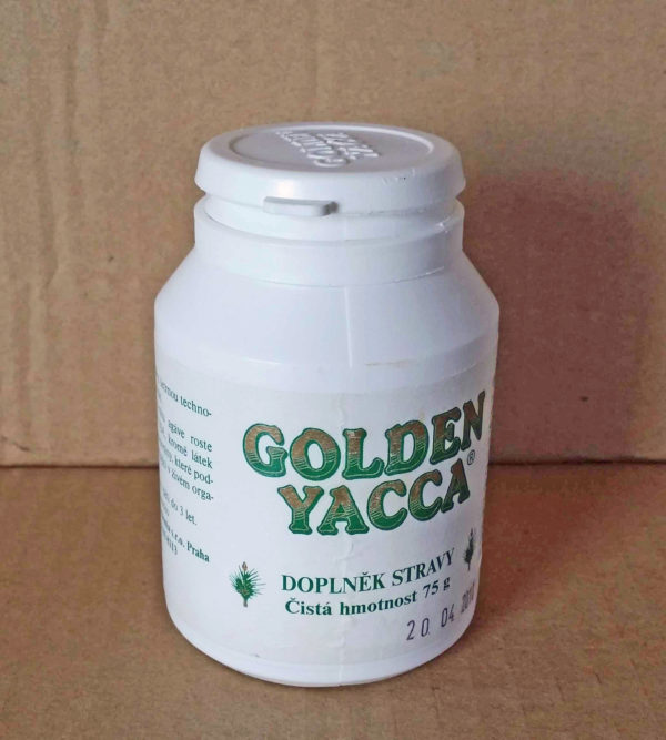 GOLDEN YACCA je přírodní rostlinný produkt obsahující steranové a terpenové saponiny, které se získávají šetrnou technologií z rostliny Yucca Schidigera. GOLDEN YACCA je doplněk stravy, nejedná se o lék. Saponinové složky v rostlině Yucca Schidigera snižují povrchové napětí všech sedimentů a škodlivých elementů v krvi, rozřeďují je a tímto způsobem napomáhají k jejich odstraněni z lidského těla, tedy napomáhají k detoxikaci organismu